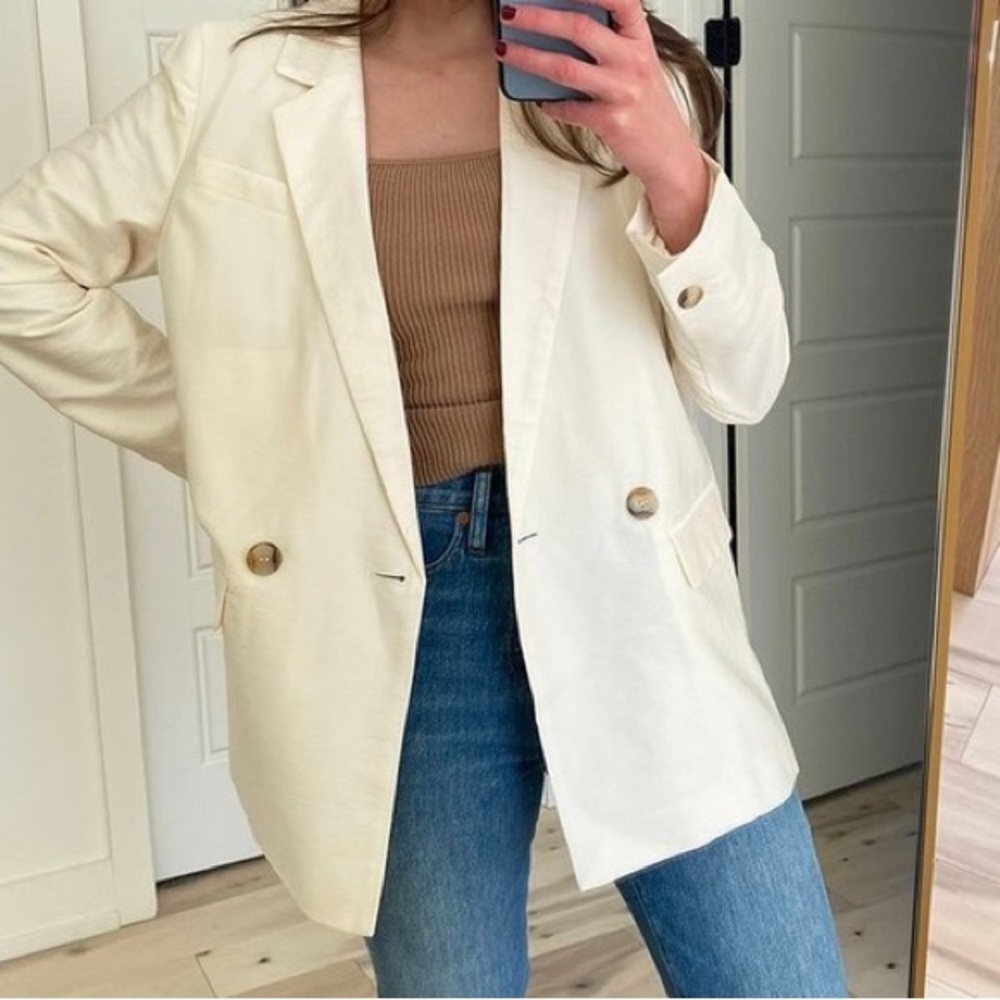 Madewell Caldwell Double Breasted Blazer